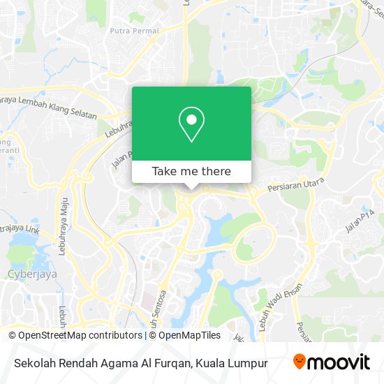 Sekolah Rendah Agama Al Furqan map