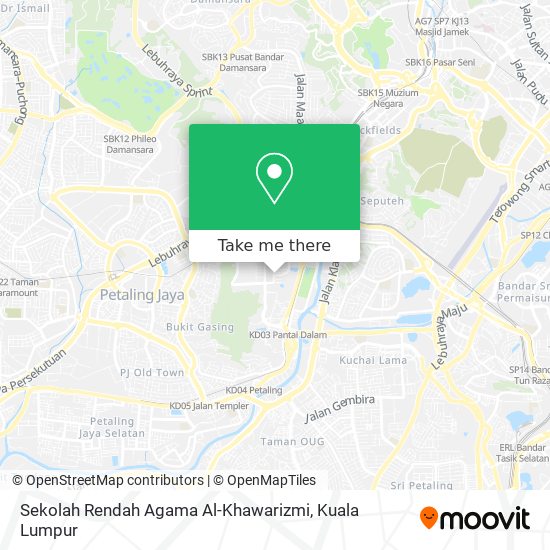 Sekolah Rendah Agama Al-Khawarizmi map