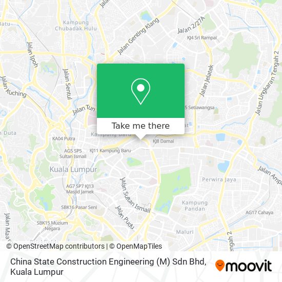 China State Construction Engineering (M) Sdn Bhd map