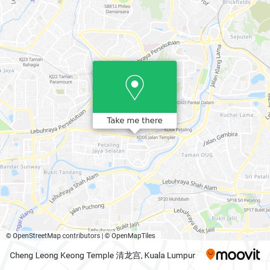 Cheng Leong Keong Temple 清龙宫 map