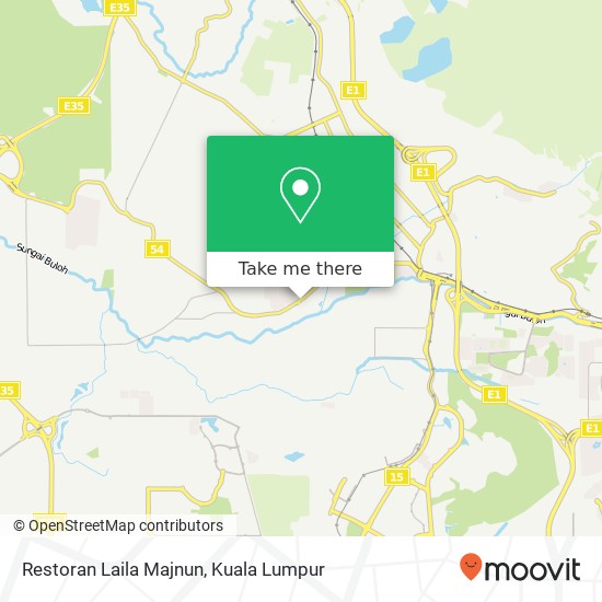 Restoran Laila Majnun map