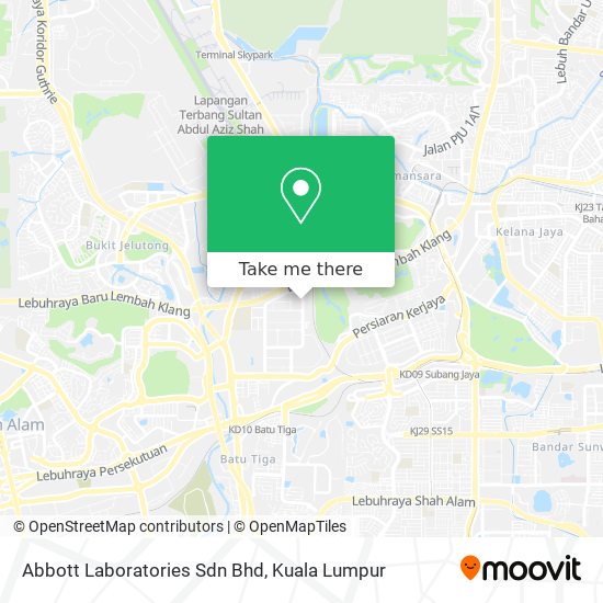 Abbott Laboratories Sdn Bhd map