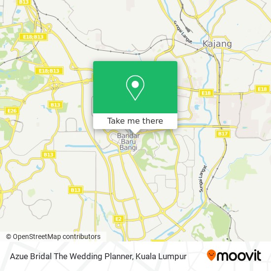Azue Bridal The Wedding Planner map