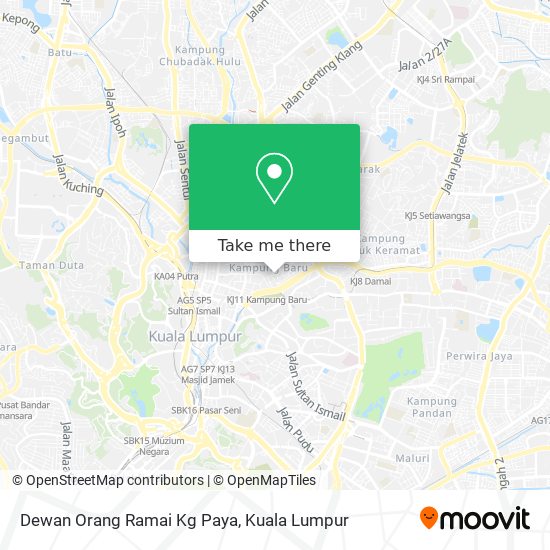 Dewan Orang Ramai Kg Paya map