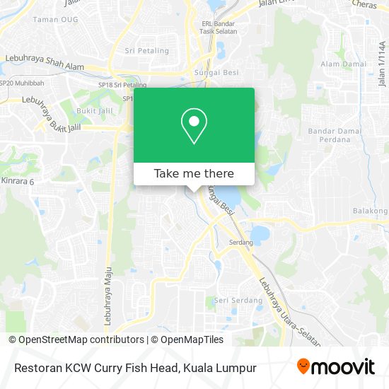 Restoran KCW Curry Fish Head map