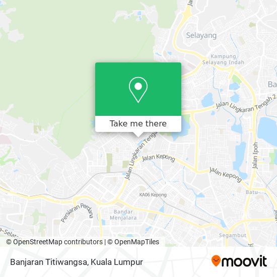 Banjaran Titiwangsa map