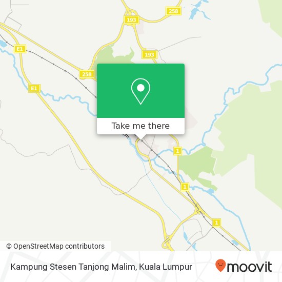 Peta Kampung Stesen Tanjong Malim