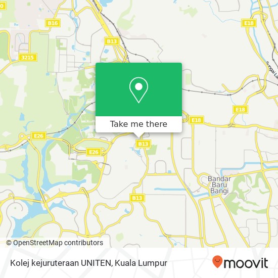 Kolej kejuruteraan UNITEN map