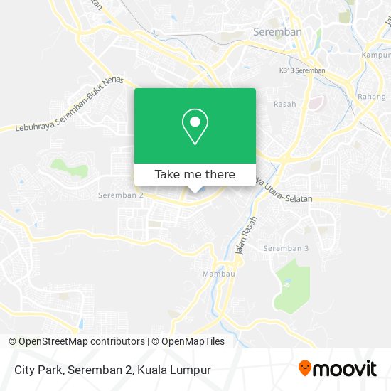 City Park, Seremban 2 map