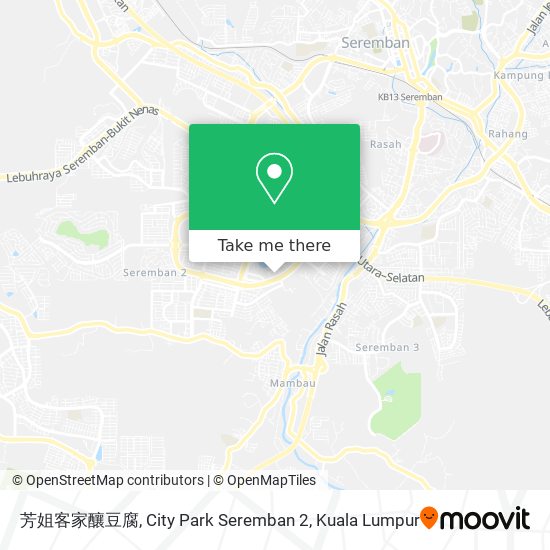 芳姐客家釀豆腐, City Park Seremban 2 map