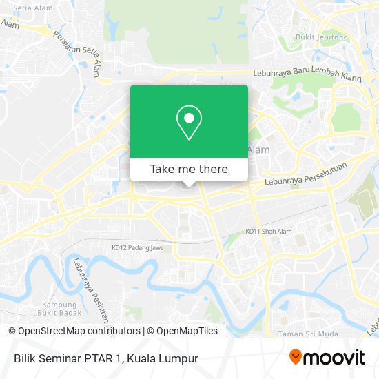 Bilik Seminar PTAR 1 map