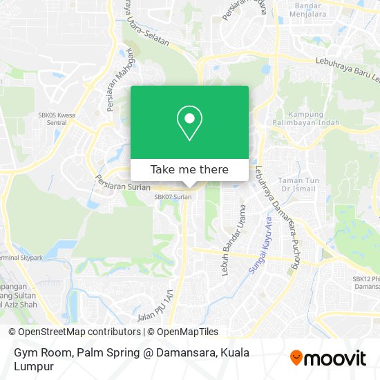 Gym Room, Palm Spring @ Damansara map