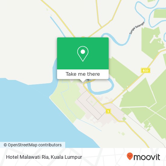 Hotel Malawati Ria map
