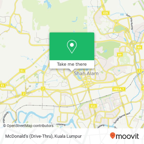 Peta McDonald's (Drive-Thru)