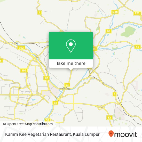 Kamm Kee Vegetarian Restaurant map