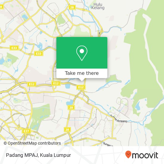 Peta Padang MPAJ