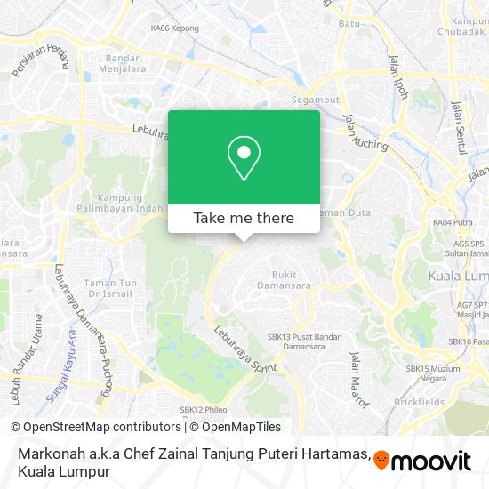 Markonah a.k.a Chef Zainal  Tanjung Puteri Hartamas map