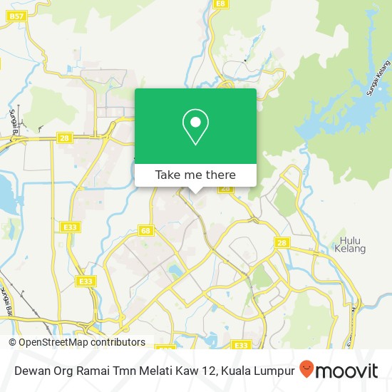 Dewan Org Ramai Tmn Melati Kaw 12 map