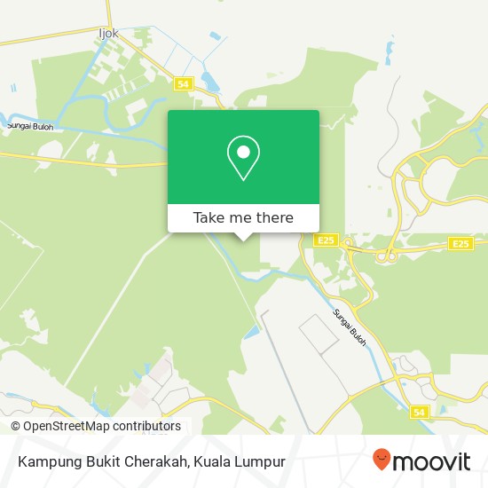 Kampung Bukit Cherakah map