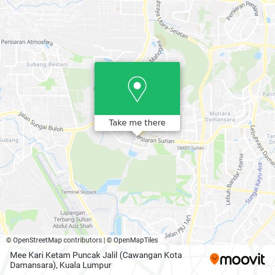 Peta Mee Kari Ketam Puncak Jalil (Cawangan Kota Damansara)