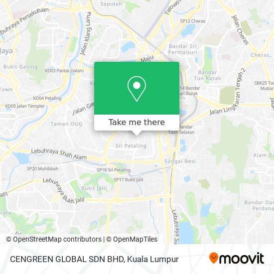 CENGREEN GLOBAL SDN BHD map