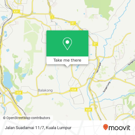 Jalan Suadamai 11/7 map