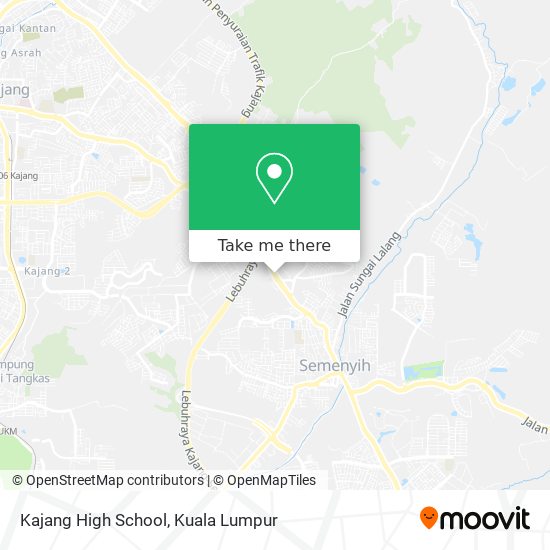 Kajang High School map