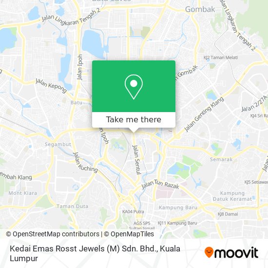 Peta Kedai Emas Rosst Jewels (M) Sdn. Bhd.