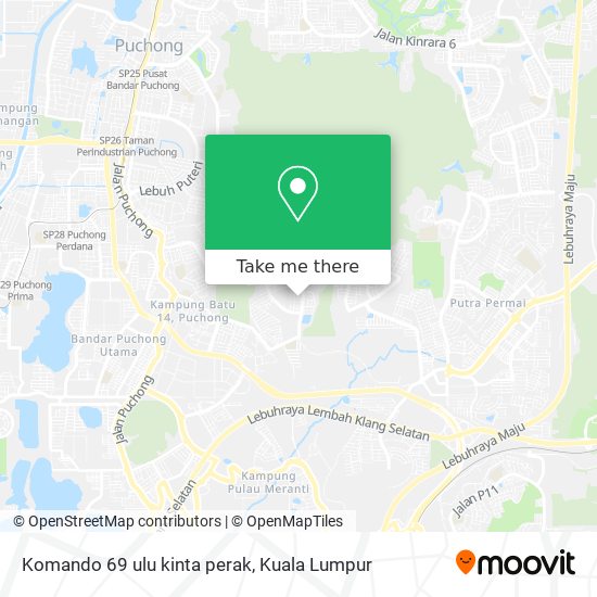 Komando 69 ulu kinta perak map