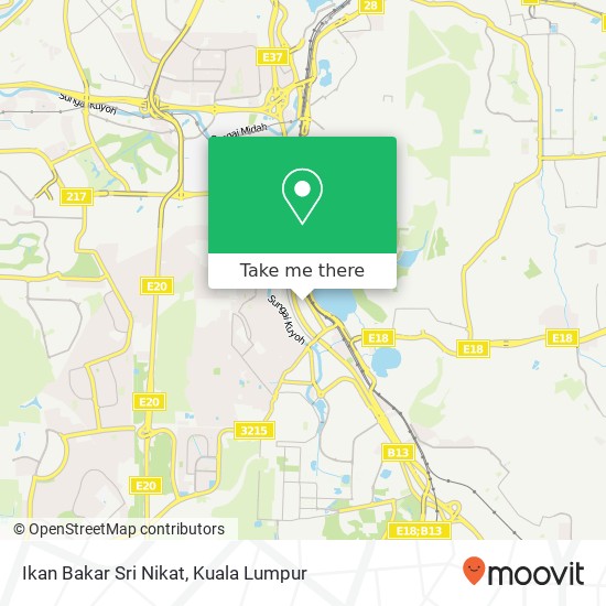 Ikan Bakar Sri Nikat map