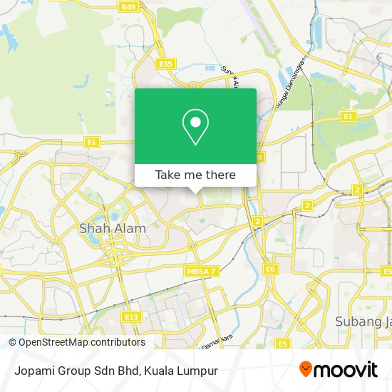 Jopami Group Sdn Bhd map