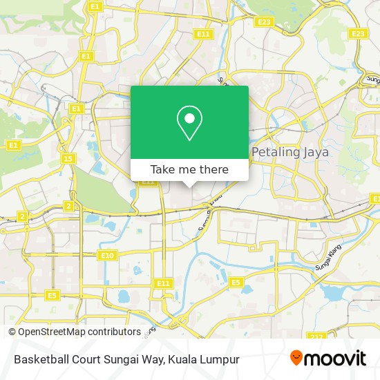 Basketball Court Sungai Way map