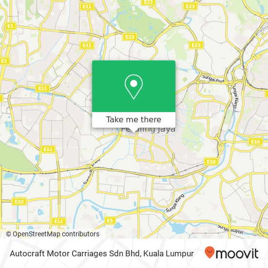 Autocraft Motor Carriages Sdn Bhd map