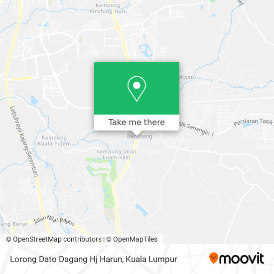 Lorong Dato Dagang Hj Harun map
