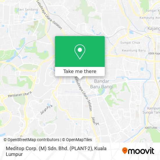 Meditop Corp. (M) Sdn. Bhd. (PLANT-2) map