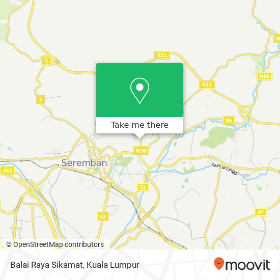 Balai Raya Sikamat map