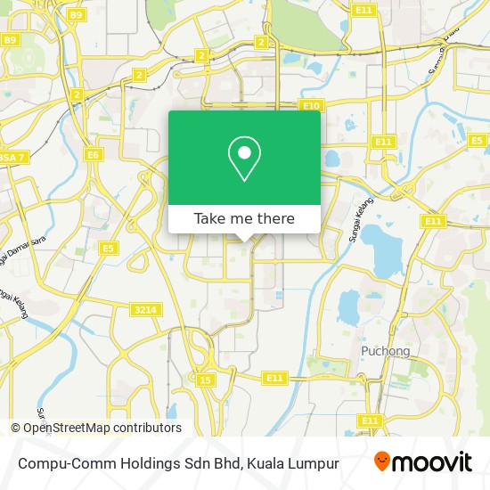 Compu-Comm Holdings Sdn Bhd map