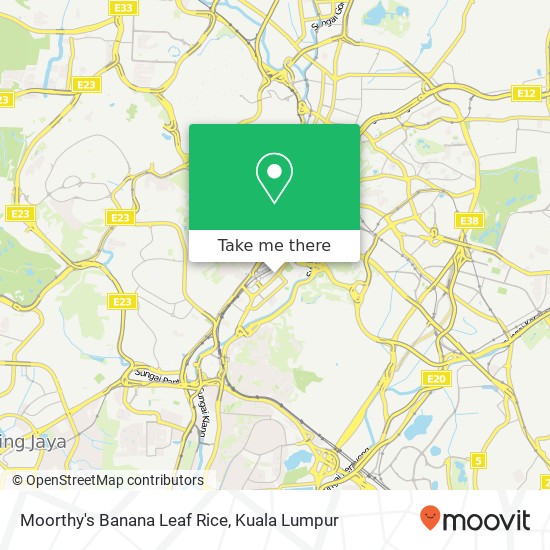 Moorthy's Banana Leaf Rice map