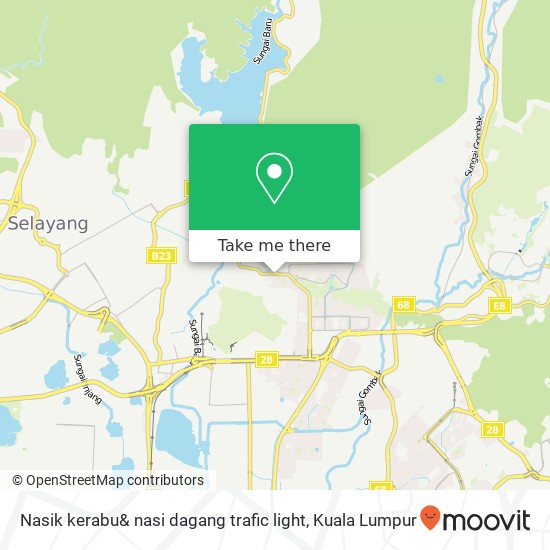 Peta Nasik kerabu& nasi dagang trafic light