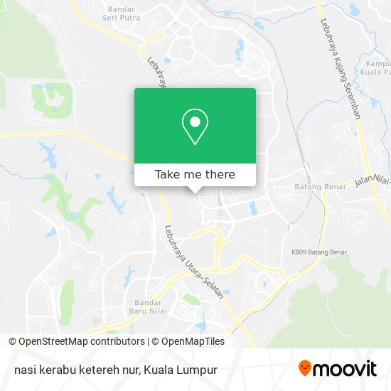nasi kerabu ketereh nur map