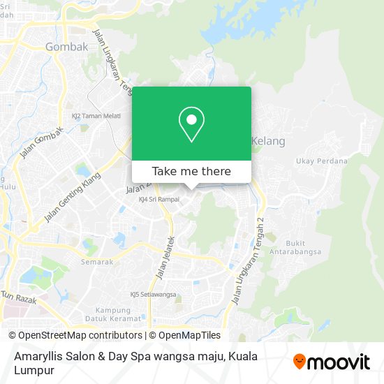 Peta Amaryllis Salon & Day Spa wangsa maju