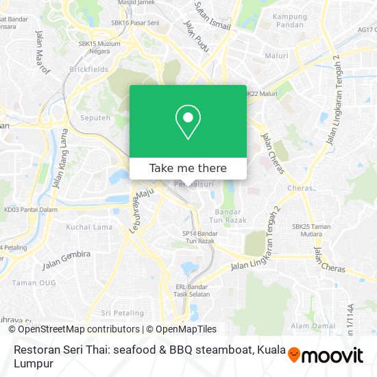 Restoran Seri Thai: seafood & BBQ steamboat map