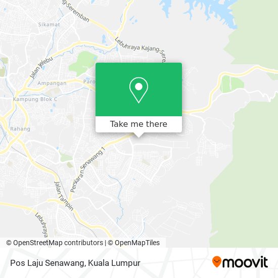 Pos Laju Senawang map