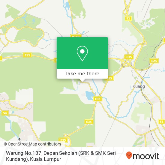 Peta Warung No.137, Depan Sekolah (SRK & SMK Seri Kundang)