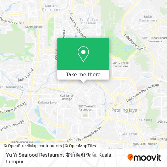 Yu Yi Seafood Restaurant 友谊海鲜饭店 map
