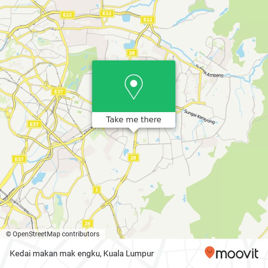 Kedai makan mak engku map