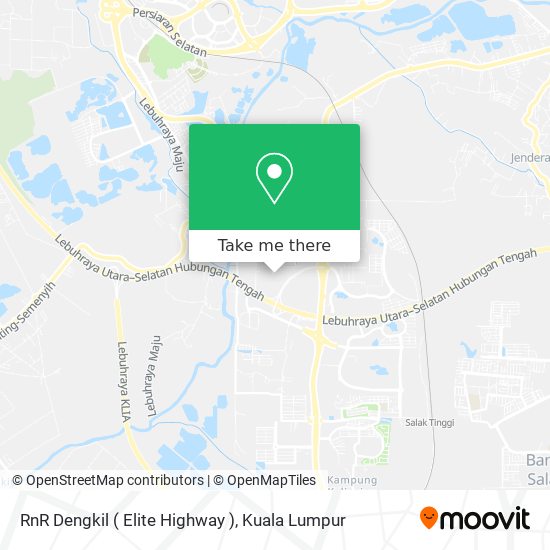 Peta RnR Dengkil ( Elite Highway )