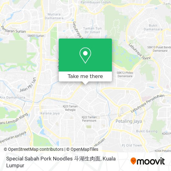 Special Sabah Pork Noodles 斗湖生肉面 map