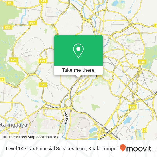 Level 14 - Tax Financial Services team map