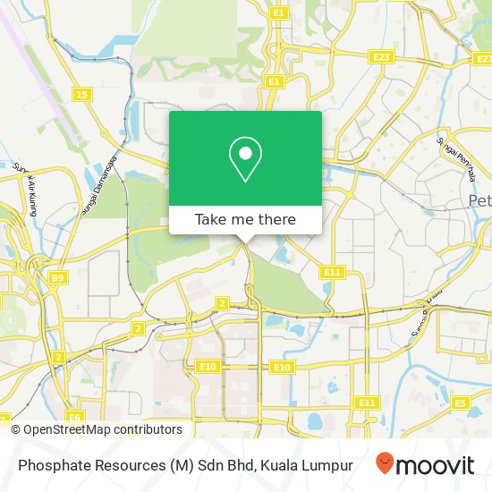 Phosphate Resources (M) Sdn Bhd map